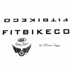 Pack Stickers FIT Bike Co Cadre Brian Foster BF Frame -équipement vélo Soldes 34 STK BF BLK