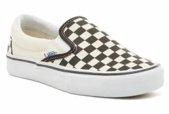 Chaussures VANS Slip On PRO Black / White Checkerboard -équipement vélo Soldes 5b716557518a5