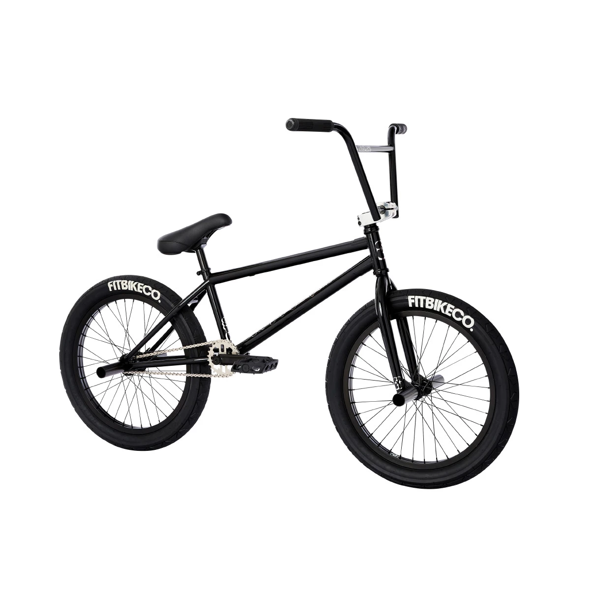 BMX FIT Bike Co 2021 STR Freeco 20’5 Gloss Black MD + 4 Pegs 1 BMX FIT Bike Co 2021 STR Freeco 20’5 Gloss Black MD + 4 Pegs