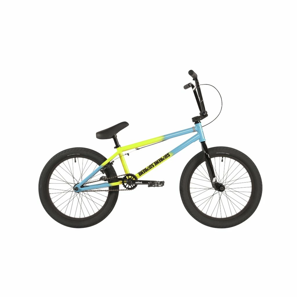 BMX UNITED 2022 Supreme 20.75″ Yellow / Turquoise Fade 1 BMX UNITED 2022 Supreme 20.75″ Yellow / Turquoise Fade