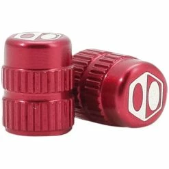 Bouchons De Valve BOX Schrader -équipement vélo Soldes Bouchons de valve BOX Schrader red