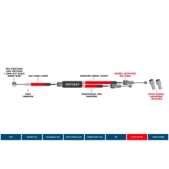 Cable Rotor ODYSSEY G3 Upper Supérieur -équipement vélo Soldes Cable Rotor ODYSSEY G3 Upper Superieur 1