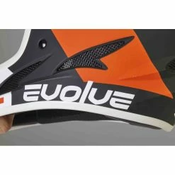 Casque EVOLVE Storm Matte Black / Orange / White -équipement vélo Soldes Casque EVOLVE Storm Matte Black Orange White 5