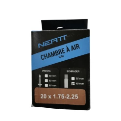 Chambre à Air NEATT 20″ X 1.75 – 2.25 Schrader