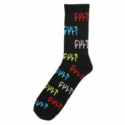 Chaussettes CULT All Over Black / Multicolor