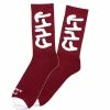 Chaussettes CULT Big Logo Burgundy