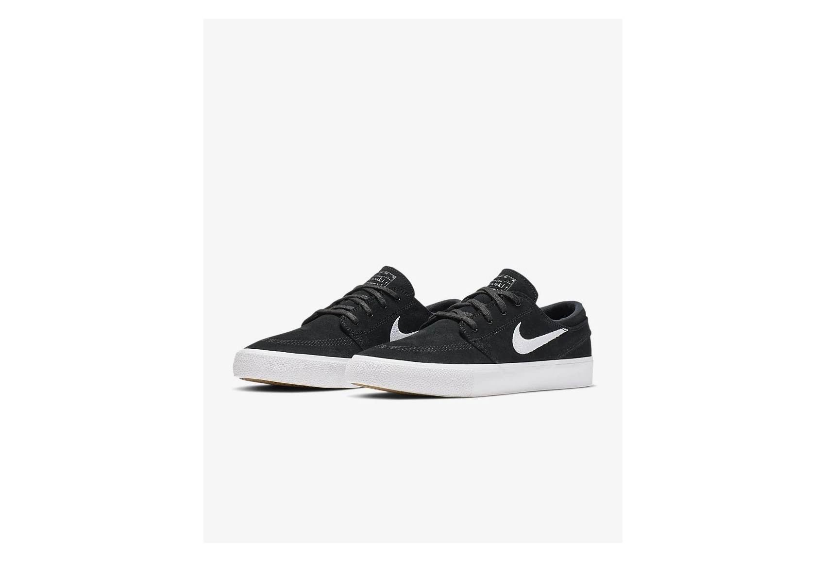 Chaussures NIKE SB Zoom Stefan Janoski Rm Noir / Blanc 4 Chaussures NIKE SB Zoom Stefan Janoski Rm Noir / Blanc – Image 4
