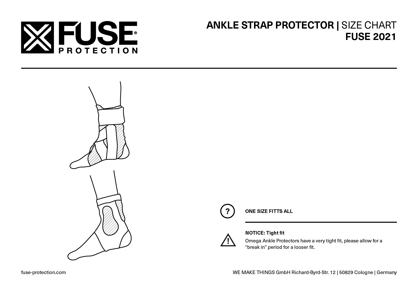 Chevillères à Lacet FUSE Alpha PRO Ankle Brace (la Paire) 6 Chevillères à Lacet FUSE Alpha PRO Ankle Brace (la Paire) – Image 6