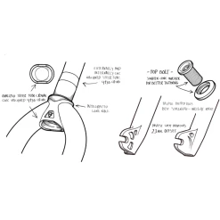 Fourche FLYBIKES Volcano Invst Cast 23 -équipement vélo Soldes Fourche FLYBIKES Volcano Invst Cast 23 2