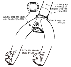 Fourche FLYBIKES Volcano Invst Cast 30 5 Fourche FLYBIKES Volcano Invst Cast 30 -équipement vélo Soldes Fourche FLYBIKES Volcano Invst Cast 30 1