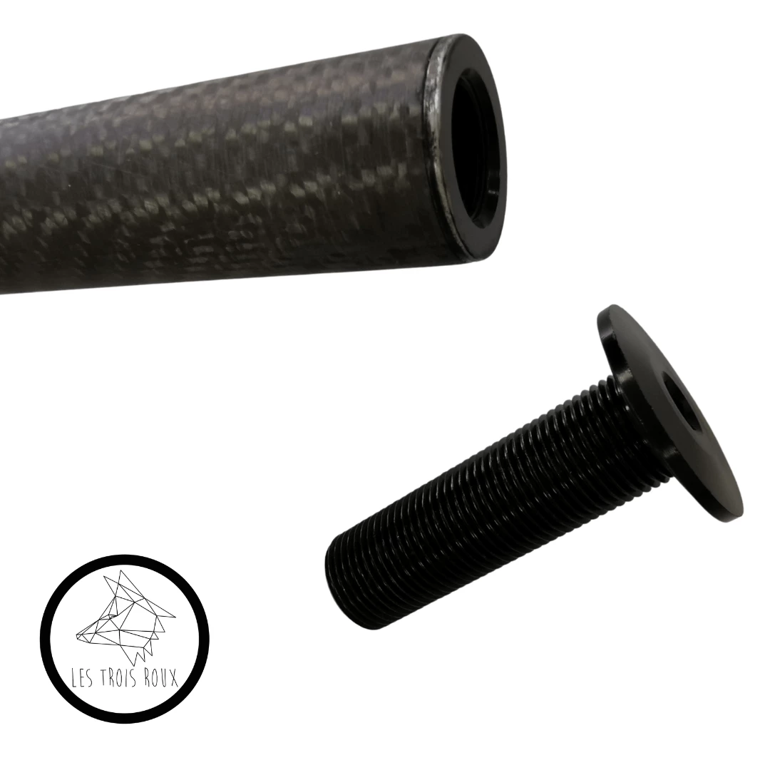 Fourche LES TROIS ROUX 20″ Junior / Expert 3K Carbone Matt Black 2 Fourche LES TROIS ROUX 20″ Junior / Expert 3K Carbone Matt Black – Image 2