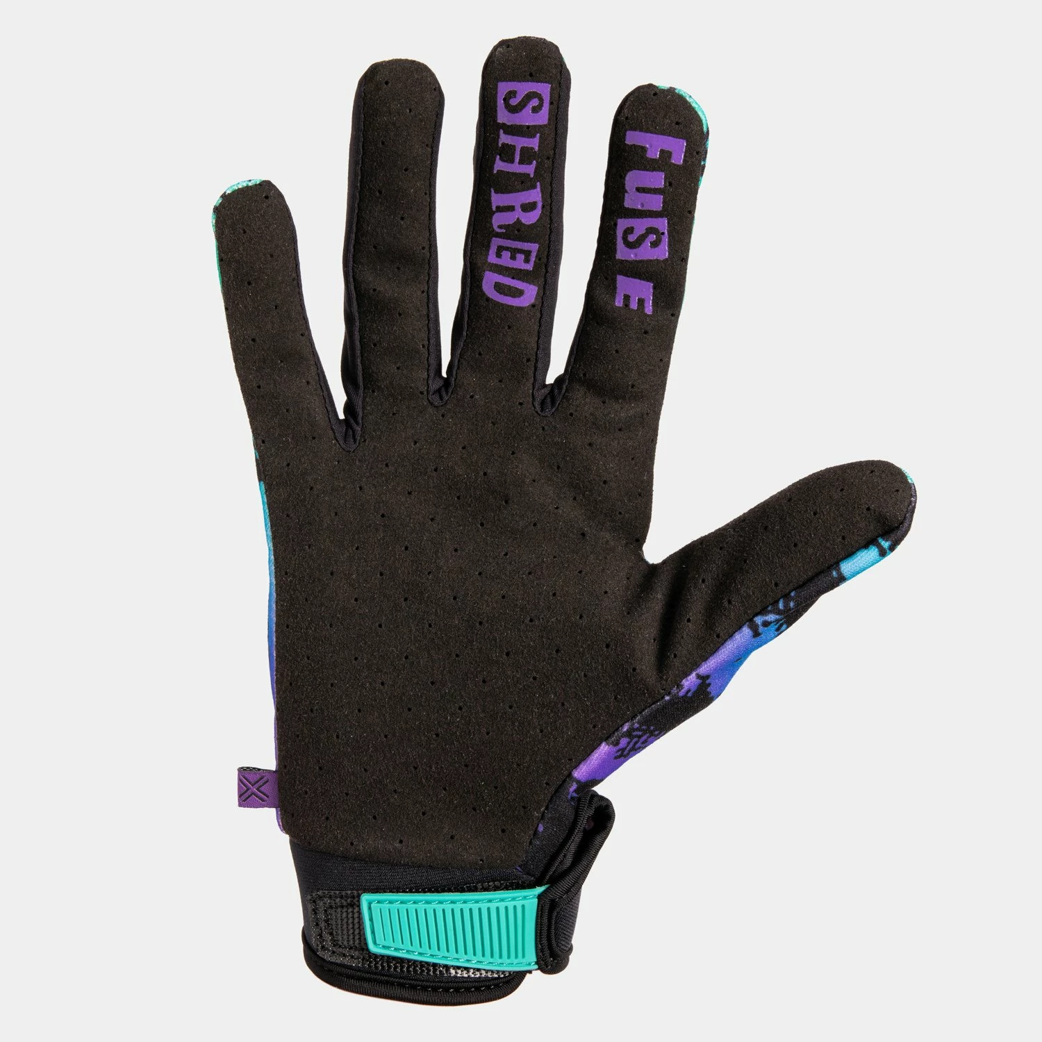 Gants FUSE Chroma Shred Purple / Teal 3 Gants FUSE Chroma Shred Purple / Teal – Image 3