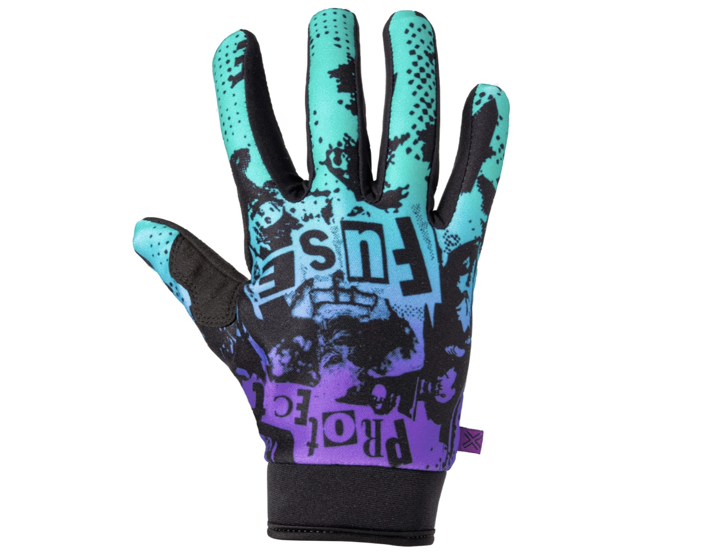 Gants FUSE Chroma Shred Purple / Teal 1 Gants FUSE Chroma Shred Purple / Teal
