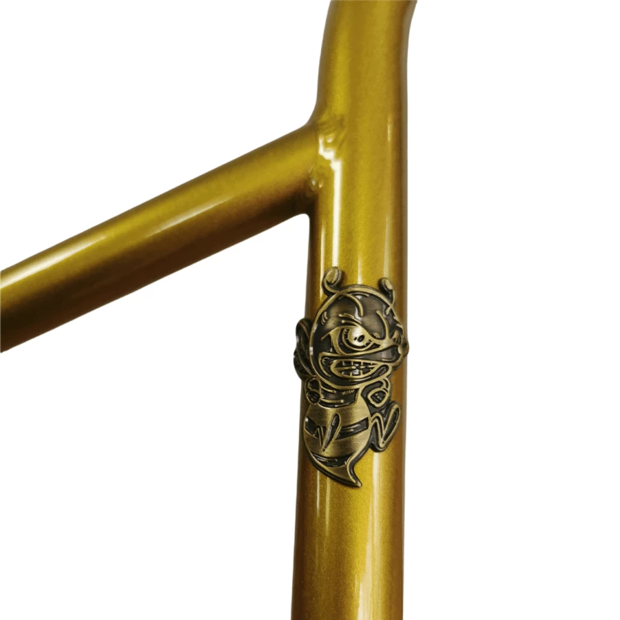 Total-BMX Guidon TOTAL BMX Killabee K3 9.1″ / 9.3″ Gold Metallic 2 Total-BMX Guidon TOTAL BMX Killabee K3 9.1″ / 9.3″ Gold Metallic – Image 2