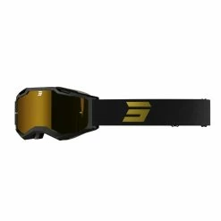 Masque SHOT Iris 2.0 Solid Black Tech Gold Glossy