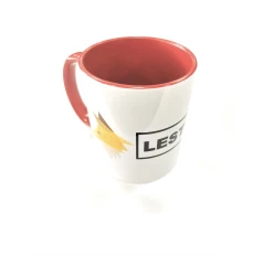 Mug LES TROIS ROUX -équipement vélo Soldes Mug LES TROIS ROUX white red