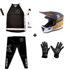 Pack Casque SHOT Furious + Maillot + Pantalon + Gants LES TROIS ROUX