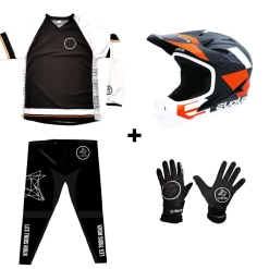 Pack Casque EVOLVE Storm + Maillot + Pantalon + Gants LES TROIS ROUX