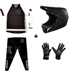 Pack Casque SHOT Rogue + Maillot + Pantalon + Gants LES TROIS ROUX