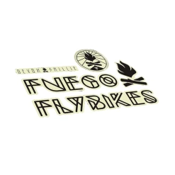 Pack Stickers FLYBIKES Cadre Fuego -équipement vélo Soldes Pack Stickers FLYBIKES Cadre Fuego black