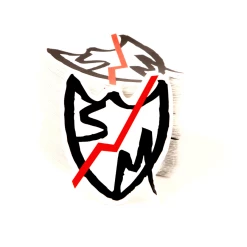 S&amp;M Pack Stickers S&M Small Shield DTF Peak (x10)
