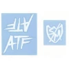 S&amp;M Pack Stickers S&M Cadre ATF White (x2)