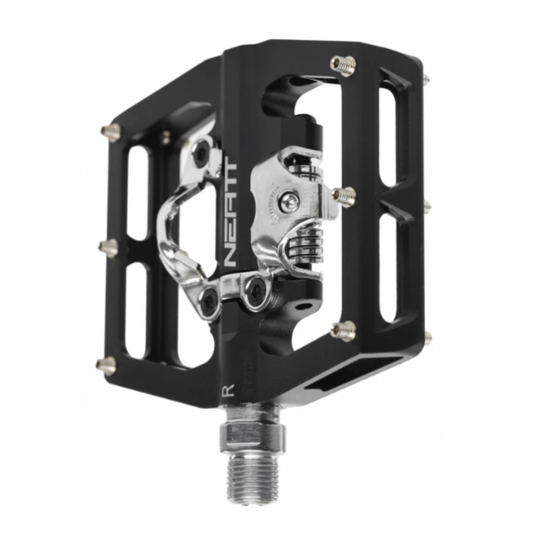 Paire De Pédales Semi-Automatiques NEATT SPD Noir + Calles 4 Paire De Pédales Semi-Automatiques NEATT SPD Noir + Calles – Image 4