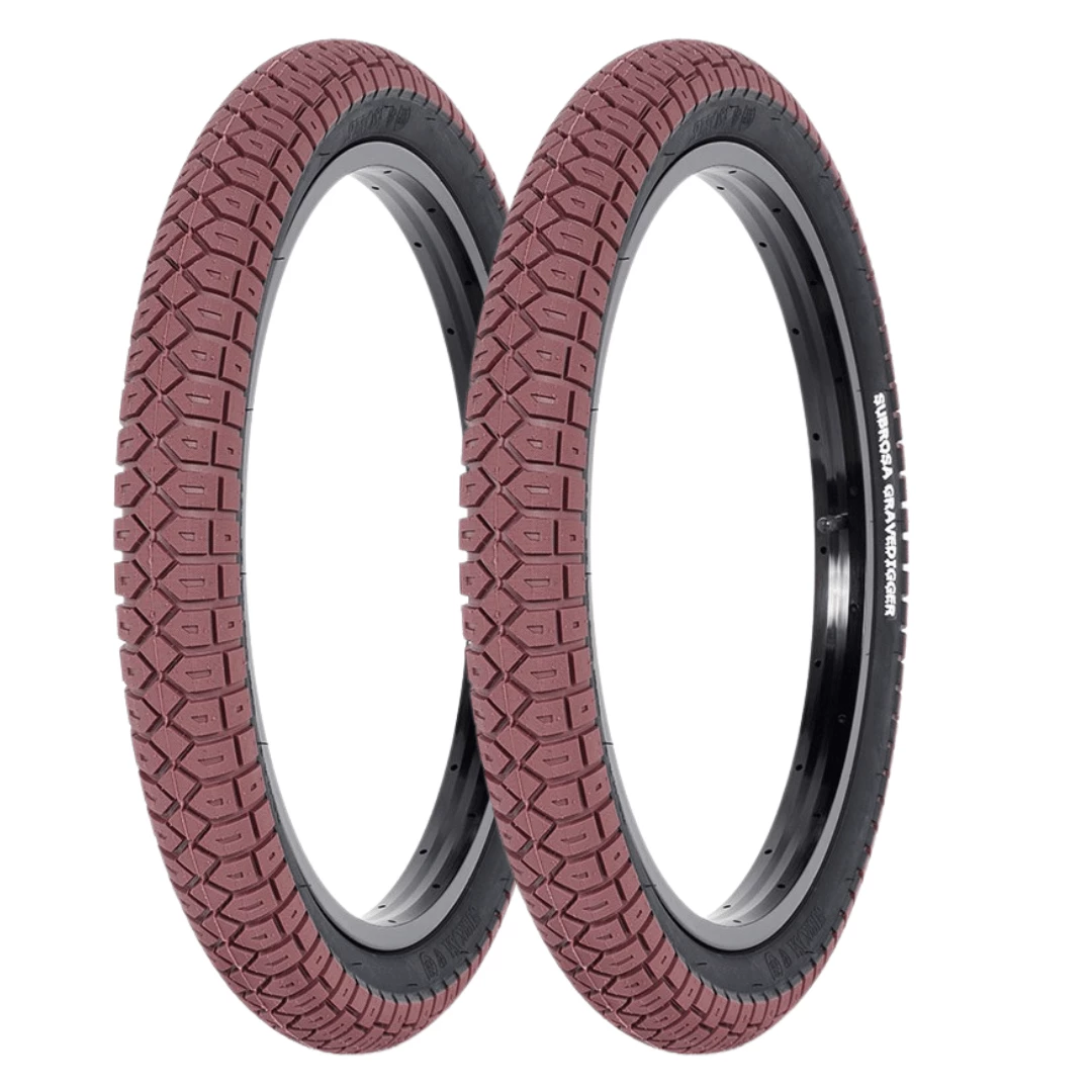 Paire De Pneus SUBROSA Grave Digger Marron 2.30 1 Paire De Pneus SUBROSA Grave Digger Marron 2.30