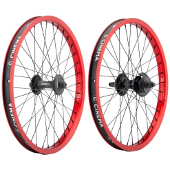 Paires De Roues CINEMA ZX K7 RHD Red + 4 Guards
