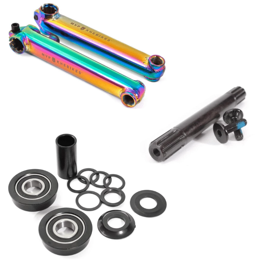 Pédalier KHE MVP 8 Oil Slick + Boitier De Pédalier US Scellé 1 Pédalier KHE MVP 8 Oil Slick + Boitier De Pédalier US Scellé