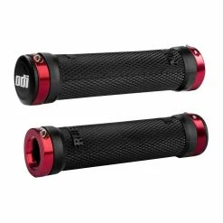 Poignées Lock-On ODI Ruffian 130mm Sans Flanges 9 Poignées Lock-On ODI Ruffian 130mm Sans Flanges -équipement vélo Soldes Poignees Lock On ODI Ruffian 130mm avec Flanges Black Red
