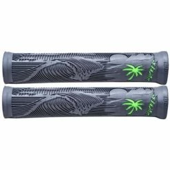 Poignées ODI Mike Hucker Flangeless -équipement vélo Soldes Poignees ODI Mike Hucker Flangeless green