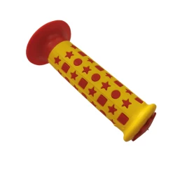 Poignées PLASTICHE CASSANO Star Old School Made In Italy -équipement vélo Soldes Poignees PLASTICHE CASSANO Star Old School Made in Italy Yellow Red 4