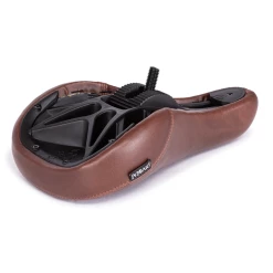 Selle ECLAT Bios Leather Brown Fat -équipement vélo Soldes Selle ECLAT Bios Leather Brown Fat 2