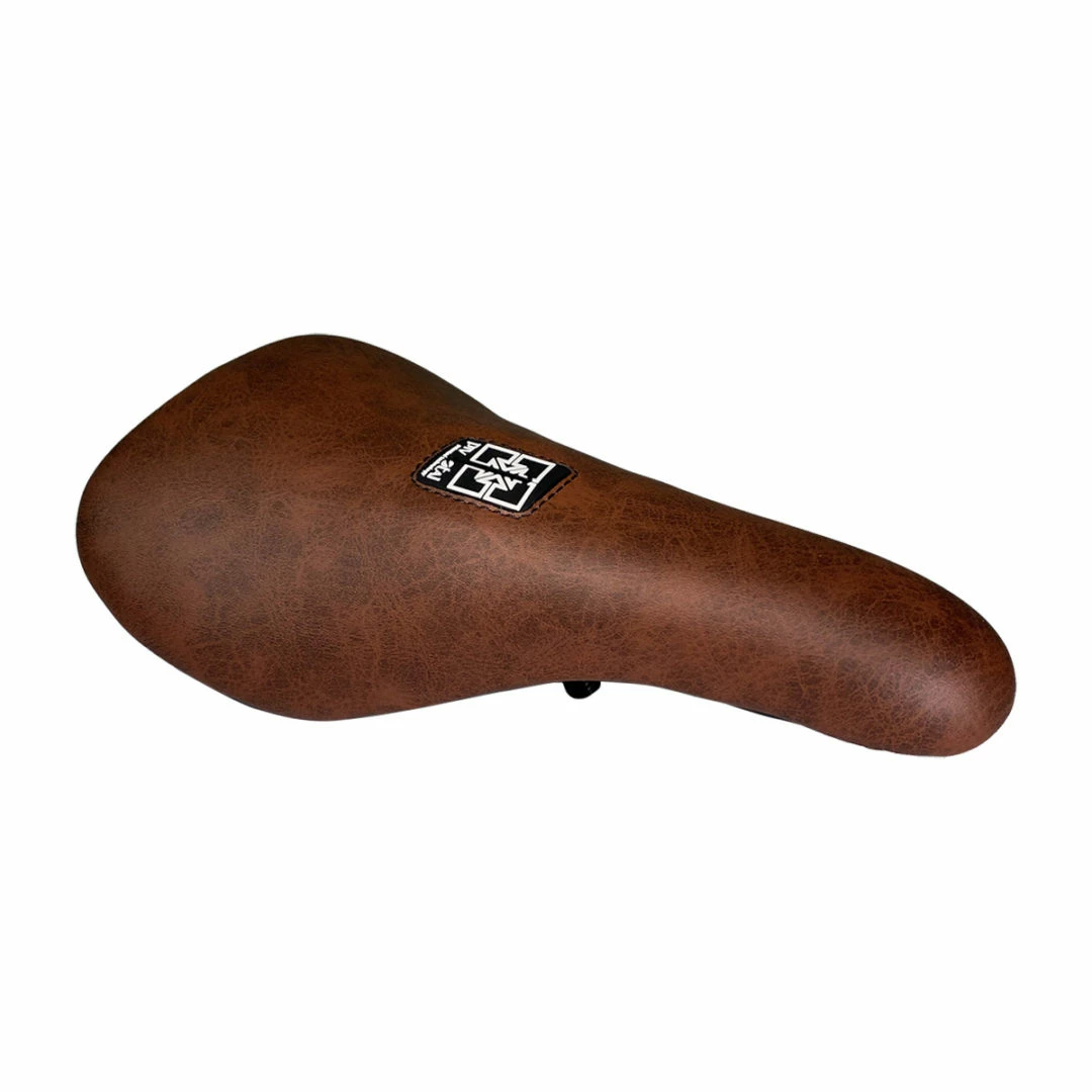 Selle FIT Bike Co Lo-Bolt Leather Brown Slim 2 Selle FIT Bike Co Lo-Bolt Leather Brown Slim – Image 2