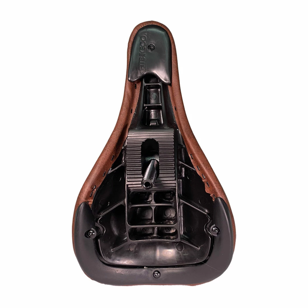 Selle FIT Bike Co Lo-Bolt Leather Brown Slim 5 Selle FIT Bike Co Lo-Bolt Leather Brown Slim – Image 5