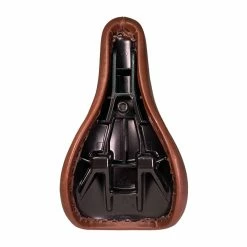 Selle FIT Café Leather Tripod -équipement vélo Soldes Selle FIT Cafe Leather Brown Tripod 4