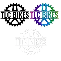 TLC Bikes Sticker TLC Logo