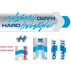 Stickers HARO Freestyler Sport 1985 Chrome