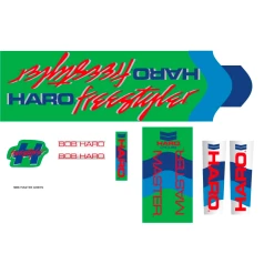 Stickers HARO Freestyler Master 1986 Green