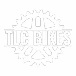 TLC Bikes Sticker TLC Logo -équipement vélo Soldes TLC BIKES Logo Sticker White