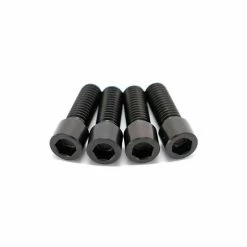 Vis De Manivelle TLC Titane M8 Pour Pédalier PRIMO -équipement vélo Soldes TLC BIKES Primo Hollowbite and Powerbite Titanium Crank Pinch Bolts Black 2 500x500 1