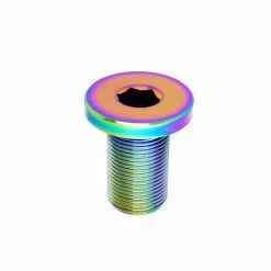 Vis D’axe De Pédalier TLC Titane PRIMO / HARO / GT -équipement vélo Soldes TLC BIKES Primo and Haro Titanium Crank Bolts Rainbow