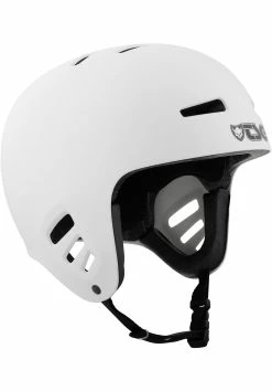 Casque TSG The Dawn Solid -équipement vélo Soldes TSG Helme Dawn Solid Color white Vorderansicht