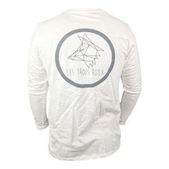 Tee Shirt LES TROIS ROUX Exocroux Manches Longues -équipement vélo Soldes Tee Shirt LES TROIS ROUX Exocroux Manches Longues white 2