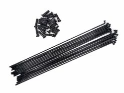 All-In Pack ALL IN De 40 Rayons Double Butted Black Jetons 8 All-In Pack ALL IN De 40 Rayons Double Butted Black Jetons -équipement vélo Soldes all in 20 jetons double butted edelstahl speichen