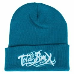 Total-BMX Bonnet TOTAL BMX Logo 5 Coloris -équipement vélo Soldes bonnet total bmx logo teal