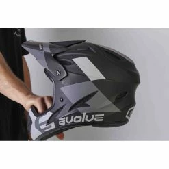 Casque EVOLVE Storm Matt Black / Grey -équipement vélo Soldes casque evolve storm matte black 3