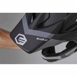 Casque EVOLVE Storm Matt Black / Grey -équipement vélo Soldes casque evolve storm matte black 5