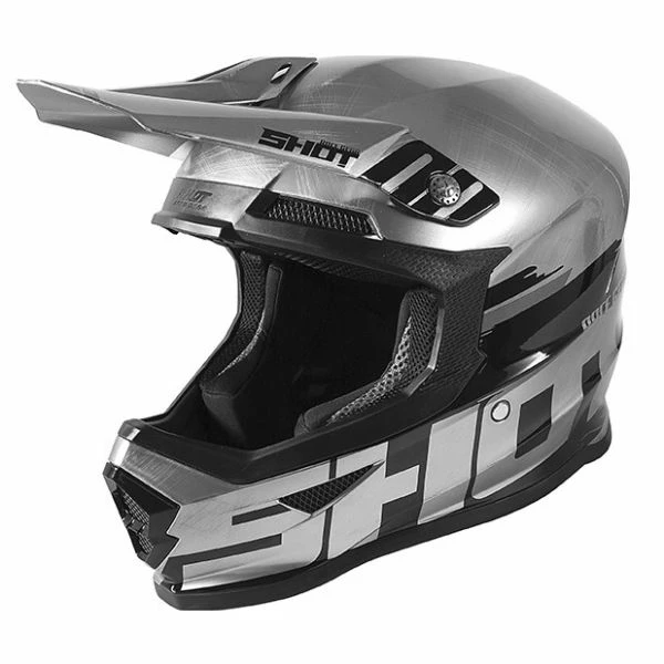 Casque SHOT Furious Brush Chrome Glossy 1 Casque SHOT Furious Brush Chrome Glossy
